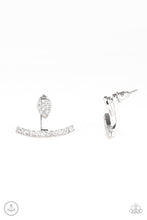Load image into Gallery viewer, paparazzi-accessories-glowing-glimmer-white-post earrings

