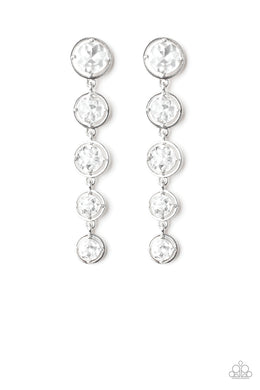 paparazzi-accessories-drippin-in-starlight-white-post earrings