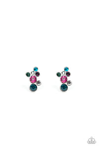 paparazzi-accessories-treasure-treat-multi-post earrings