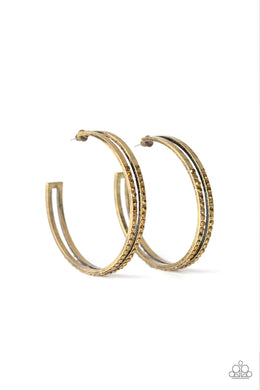 paparazzi-accessories-double-the-bling-brass-earrings