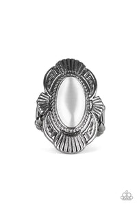 paparazzi-accessories-oceanside-oracle-black-ring
