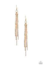 Load image into Gallery viewer, paparazzi-accessories-center-stage-status-gold-earrings
