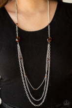 Load image into Gallery viewer, Dare to Dazzle - Brown Necklace - Paparazzi Jewelry
