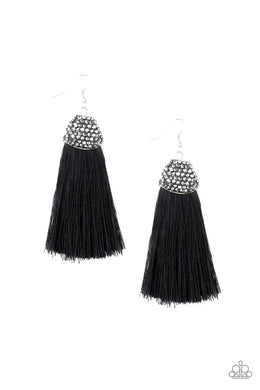 paparazzi-accessories-razzle-riot-black-earrings