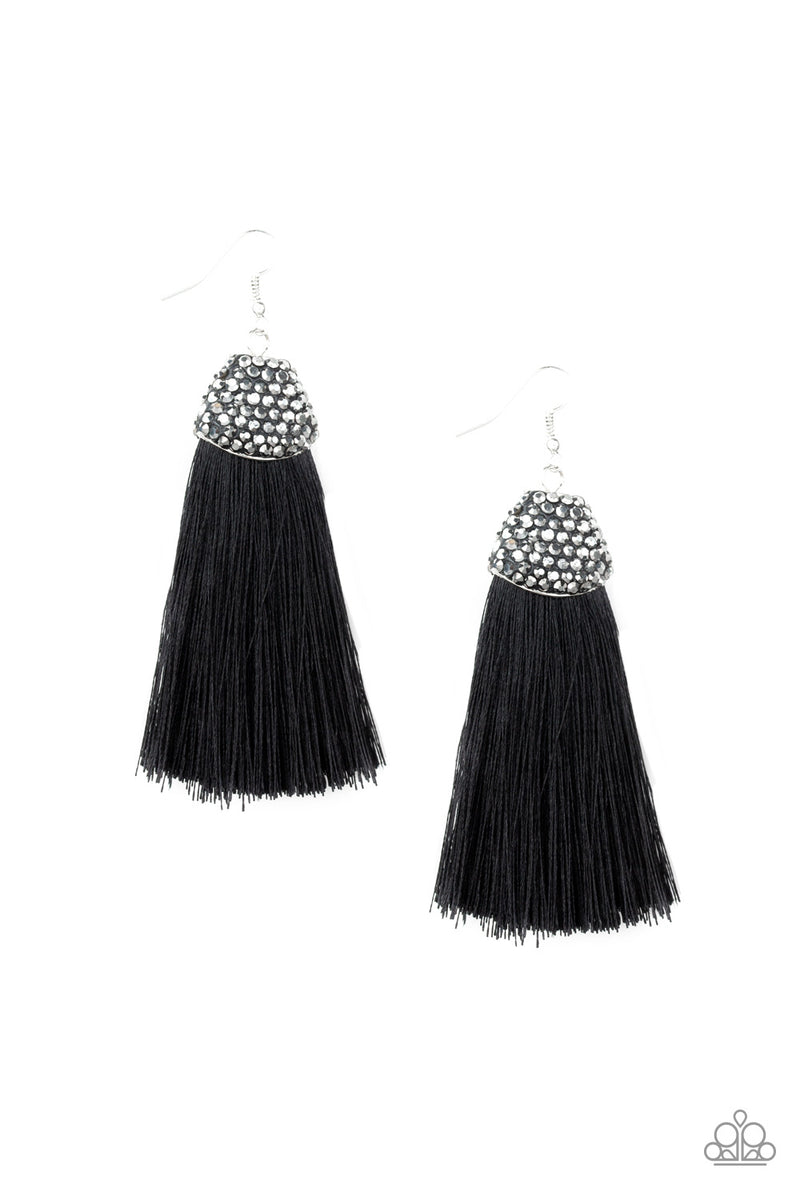 paparazzi-accessories-razzle-riot-black-earrings