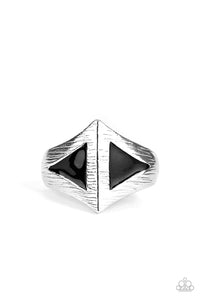 paparazzi-accessories-crusader-black-ring