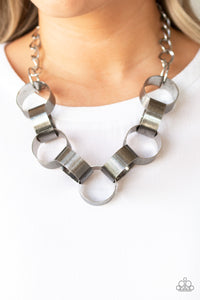 Big Hit - Silver Necklace - Paparazzi Jewelry