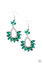 Load image into Gallery viewer, paparazzi-accessories-extra-exquisite-green-earrings

