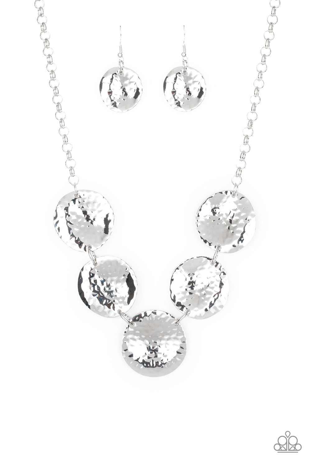 paparazzi-accessories-first-impressions-silver-necklace