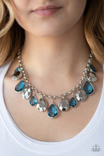 Load image into Gallery viewer, CLIQUE-bait - Blue Necklace - Paparazzi Jewelry
