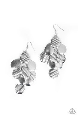 paparazzi-accessories-chime-time-silver-earrings