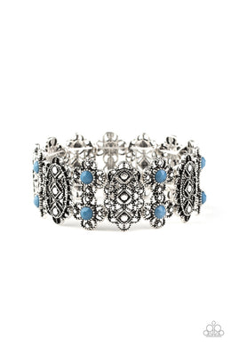 paparazzi-accessories-majestic-gardens-blue-bracelet