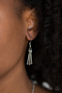 Trendsetting Trinket - Silver Necklace - Paparazzi Jewelry