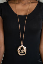 Load image into Gallery viewer, Urban Artisan - Gold Necklace - Paparazzi Jewelry
