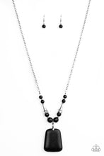 Load image into Gallery viewer, paparazzi-accessories-sandstone-oasis-black-necklace
