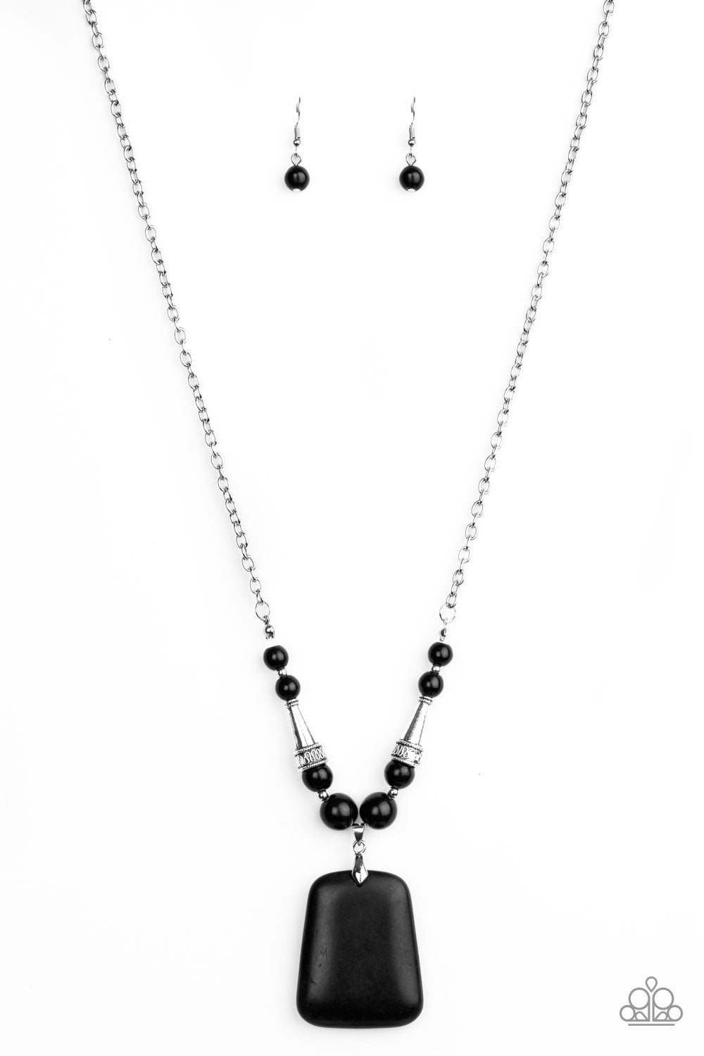 paparazzi-accessories-sandstone-oasis-black-necklace