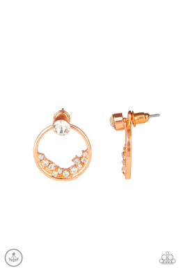 paparazzi-accessories-rich-blitz-copper-post earrings