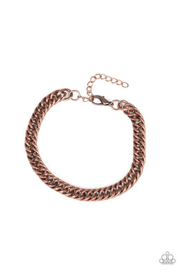 paparazzi-accessories-next-man-up-copper-mens bracelet
