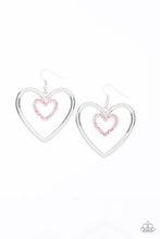 Load image into Gallery viewer, paparazzi-accessories-heart-candy-couture-pink-earrings
