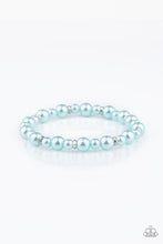 Load image into Gallery viewer, paparazzi-accessories-powder-and-pearls-blue-bracelet
