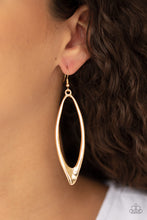 Load image into Gallery viewer, Positively Progressive - Gold Earrings - Paparazzi Jewelry
