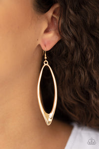 Positively Progressive - Gold Earrings - Paparazzi Jewelry