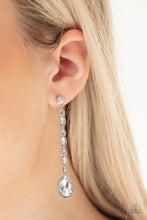 Load image into Gallery viewer, Must Love Diamonds - White Post Earrings - Paparazzi Jewelry
