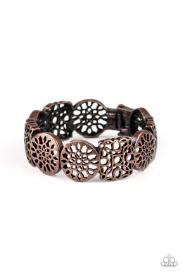 paparazzi-accessories-mandala-mixer-copper-bracelet