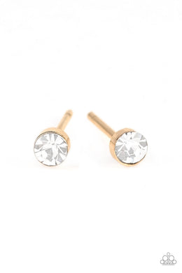 paparazzi-accessories-dainty-decor-gold-post earrings