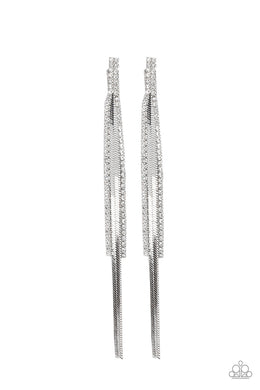 paparazzi-accessories-flavor-of-the-sleek-white-post earrings