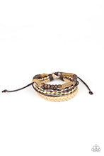 Load image into Gallery viewer, paparazzi-accessories-woodland-wayfarer-brown-bracelet
