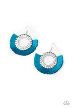 Load image into Gallery viewer, paparazzi-accessories-fringe-fanatic-blue-earrings
