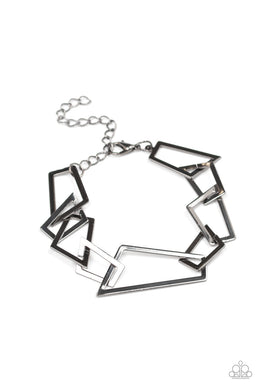 paparazzi-accessories-shattered-shine-black-bracelet