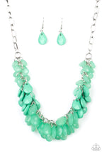 Load image into Gallery viewer, paparazzi-accessories-colorfully-clustered-green-necklace
