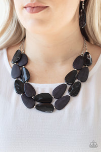 Colorfully Calming - Black Necklace - Paparazzi Jewelry
