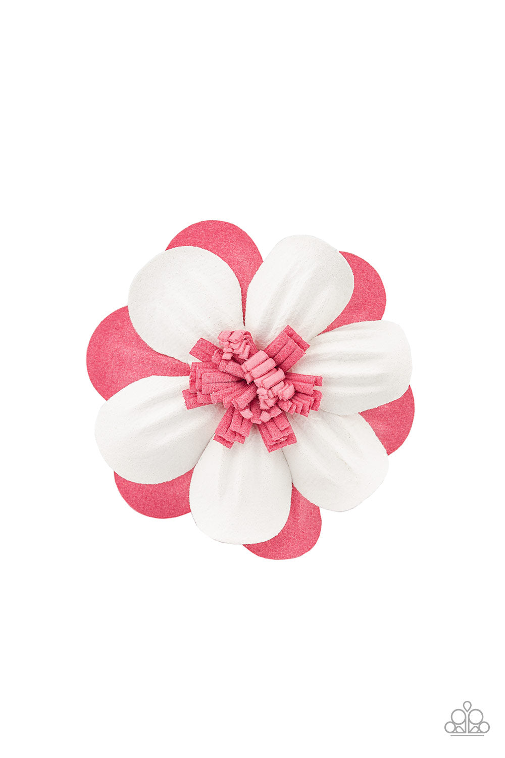 paparazzi-accessories-merry-magnolia-pink-hair clip