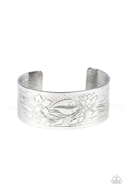 paparazzi-accessories-garden-variety-silver-bracelet