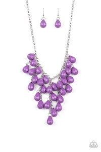paparazzi-accessories-serenely-scattered-purple-necklace