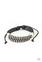 Load image into Gallery viewer, paparazzi-accessories-trail-time-black-bracelet
