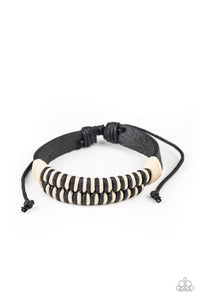 paparazzi-accessories-trail-time-black-bracelet