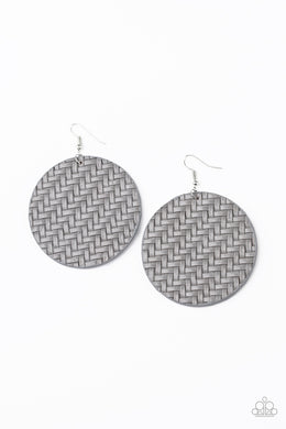paparazzi-accessories-plaited-plains-silver-earrings