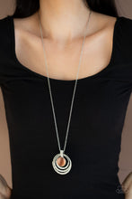 Load image into Gallery viewer, A Diamond A Day - Orange Necklace - Paparazzi Jewelry
