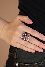Load image into Gallery viewer, Prismatic Powerhouse - Pink Ring - Paparazzi Jewelry
