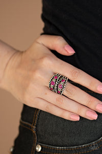 Prismatic Powerhouse - Pink Ring - Paparazzi Jewelry