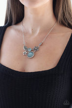 Load image into Gallery viewer, Exquisitely Eden - Blue Necklace - Paparazzi Jewelry
