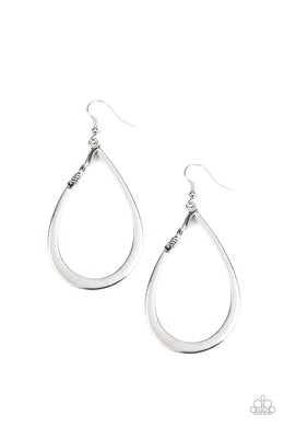 paparazzi-accessories-very-enlightening-silver-earrings