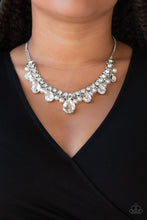Load image into Gallery viewer, Knockout Queen - White Necklace - Paparazzi Jewelry
