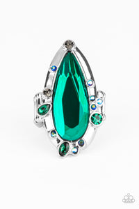 paparazzi-accessories-sparkle-smitten-green-ring