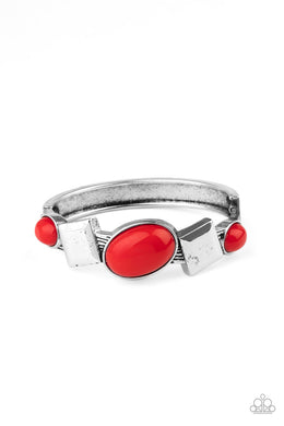 paparazzi-accessories-abstract-appeal-red