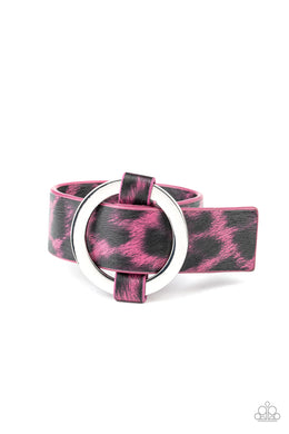 paparazzi-accessories-jungle-cat-couture-pink-bracelet